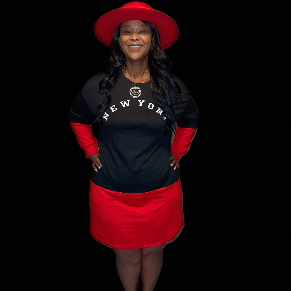 NY Sweatshirt Dress